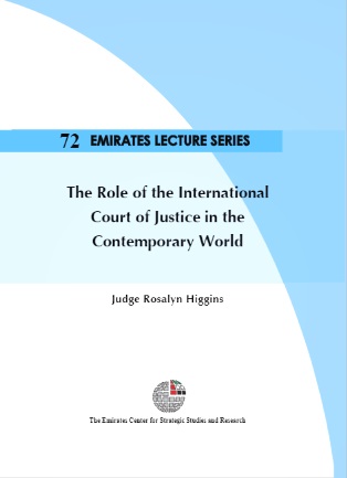 The Role Of The International Court Of Justice In The Contemporary World