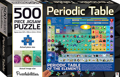 Puzzlebilities Periodic Table 500 Piece Jigsaw Puzzle