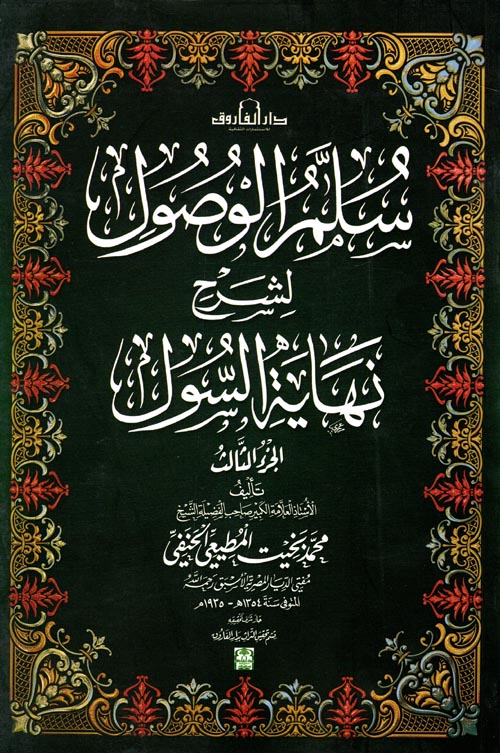 سلم الوصول لشرح نهاية الرسول " الجزء الثالث "