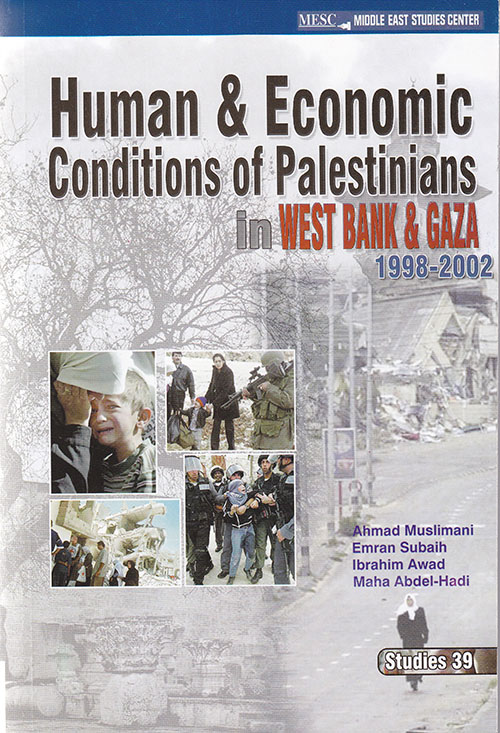 Human & Economic conditions of palestinians in west bank & Gaza 1998-2002